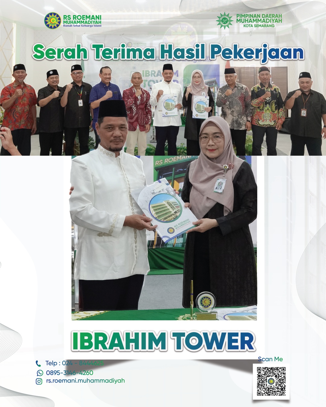 Serah Terima dan Syukuran Ibrahim Tower, Tonggak Baru Penguatan Layanan RS Roemani Muhammadiyah Semarang